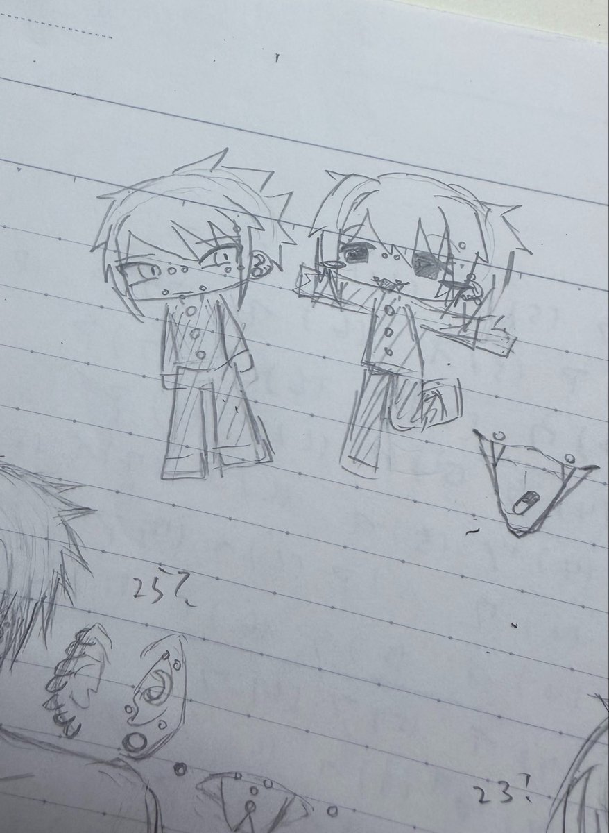 OVxads's tweet photo. 新キャラを、考えたよ。森が笑ってる。
律花は25個ピアスあいてる。しゅんたは23個
BL、リバ
スプタンノクティスカット2連舌ピスクランパー十字架マディソンネイプ男。 https://t.co/JDBPMOfNGP
