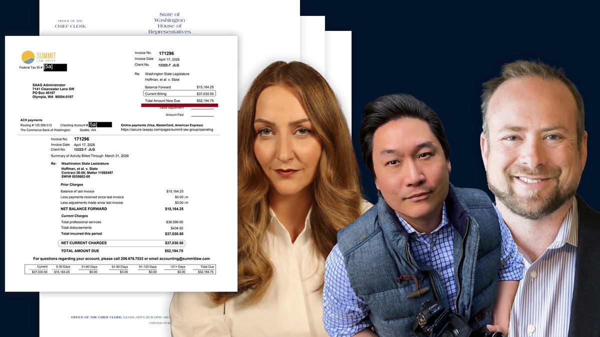 BrandiKruse's tweet photo. So far, the State of Washington has spent more than $50,000 of YOUR MONEY to keep me, @thehoffather, and @choeshow from having press passes. And our case is only at the early stages. How much taxpayer money is @AGOWA willing to spend to crush the First Amendment? https://t.co/A5EWAnlfq2