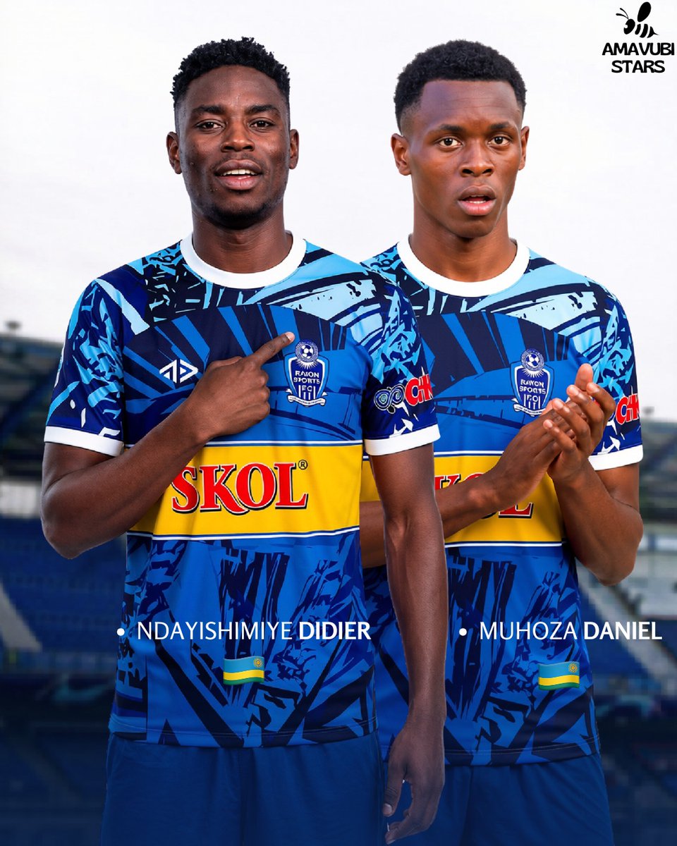 Amavubistars's tweet photo. 🚨🔵 𝐑𝐀𝐘𝐎𝐍 𝐒𝐏𝐎𝐑𝐓𝐒 𝐍𝐄𝐖 𝐒𝐈𝐆𝐍𝐈𝐍𝐆𝐒: Muhoza Daniel (2008) and Ndayishimiye Didier (2005) join the club as part of a promising long-term project ✍️

Both players have already represented Rwanda at youth level 🇷🇼

Two exciting talents. One bright future. https://t.co/N2ACyp90Rk