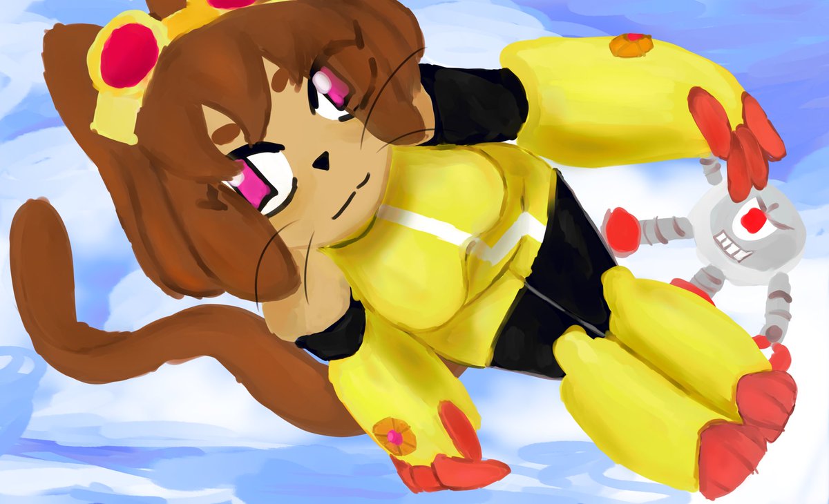 CometCommand7's tweet photo. I drew Kit and Kaboodle from the Gameoverse Pilot 💛💛
#Gameoverse #kitbodega #kaboodlegameoverse #fanart https://t.co/agTHM3IK52