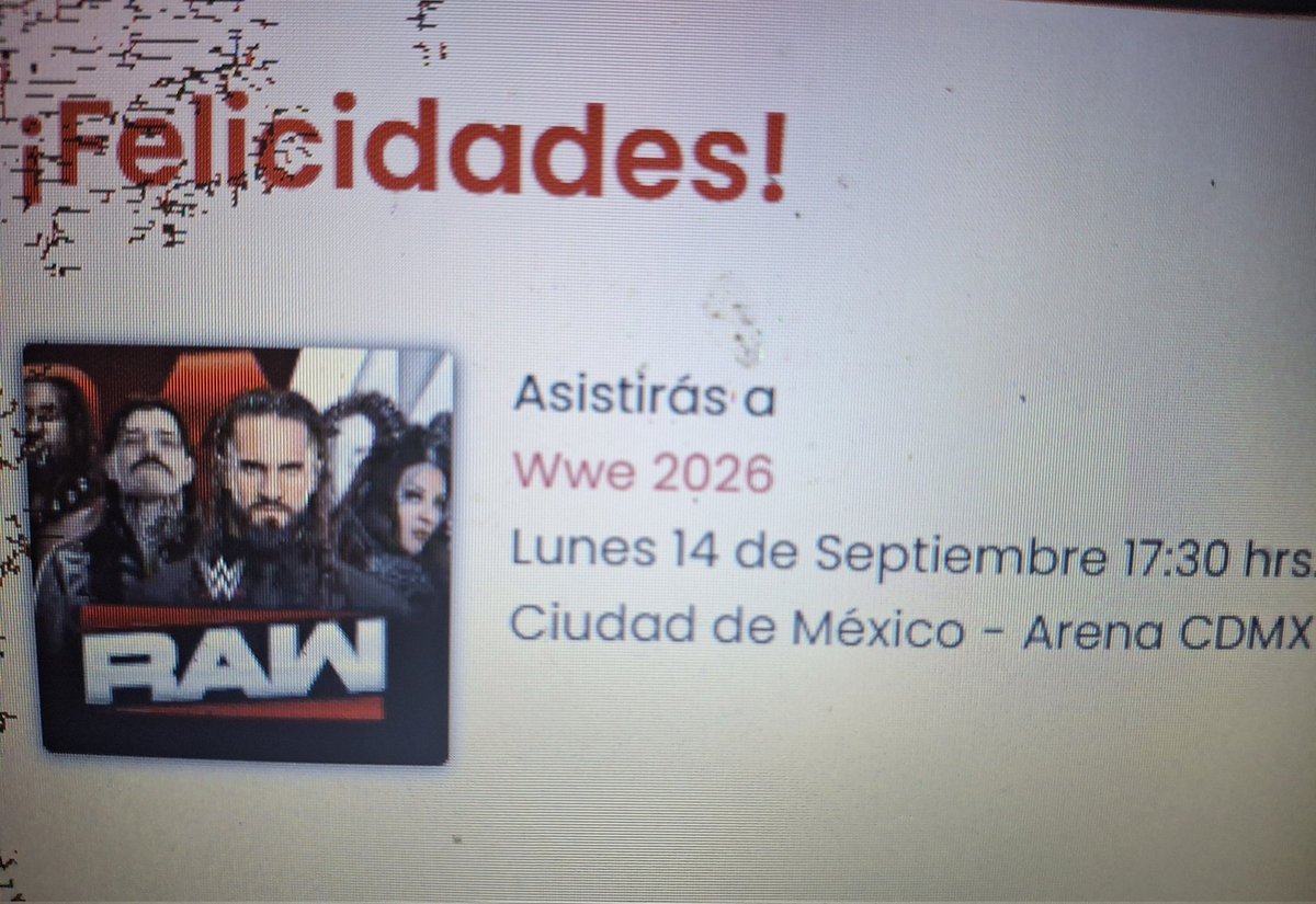 MrDabliuh's tweet photo. Más de la mitad de mi vida viendo este programa todo naco y estúpido semana a semana, es momento de verlo en vivo #WWERaw https://t.co/lrblMRgCvw