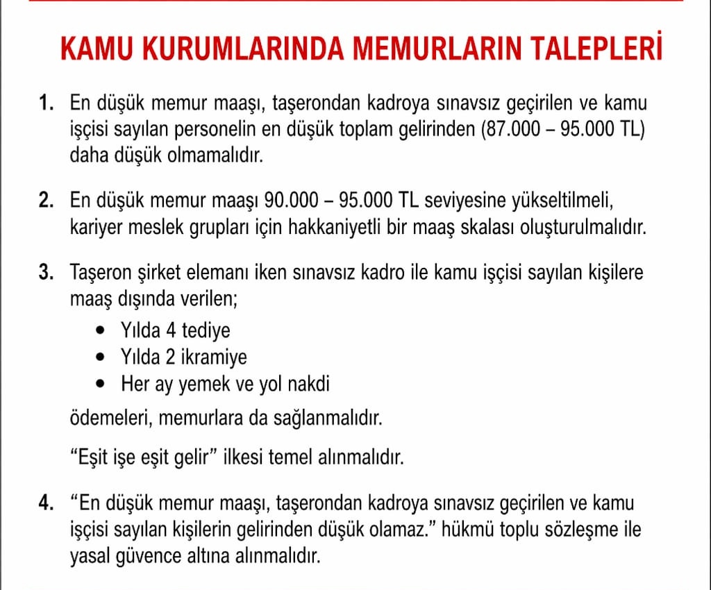 657HakPlatformu's tweet photo. SINAV ÖLÇÜT DEĞİLSE NEDEN SINAV VAR?

KPSS'Lİ,ÜNİ.MEZUNU MEMUR 58 BİN TL SADECE MAAŞ!

İLKOKUL MEZUNU,TAŞERON SINAVSIZ KADROLUSU VE İŞKUR KURALISI KAMU İŞÇİSİ STATÜSÜNDE OLAN KİŞİYE:
MAAŞ
YILDA 
2 KEZ İKRAMİYE 
4 KEZ TEDİYE 
1 KEZ DENGE ÖDEMESİ
YOL
YEMEK 
138-156 BİN TL.

#memur https://t.co/akFUAS8oSc