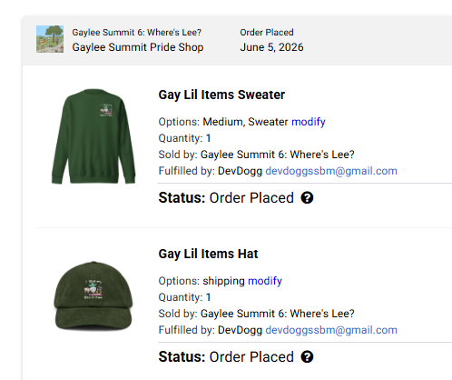 SleepyBakes's tweet photo. Check out the merch I got from the Gaylee Summit Pride Shop! https://t.co/8uxyRsU3nb https://t.co/TkcMs8e68C