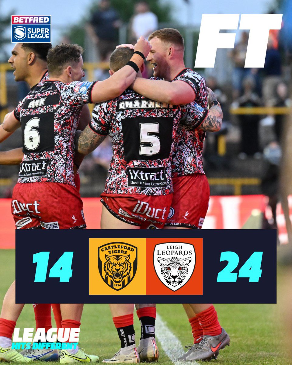 SuperLeague's tweet photo. Five wins in their last six #SuperLeague outings for @LeighLeopardsRL 🐆 https://t.co/LJZ6bRTDDx