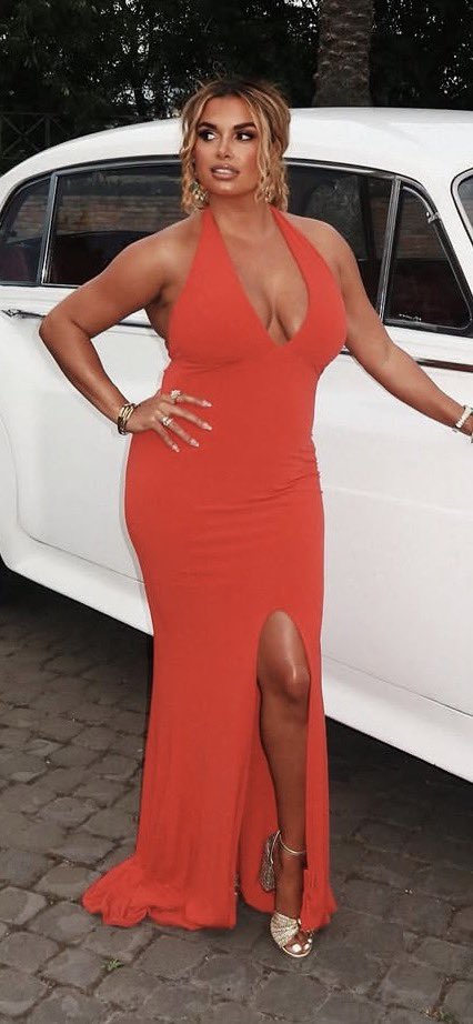 Joy Taylor looking so damn sexy in this tight red dress !!!