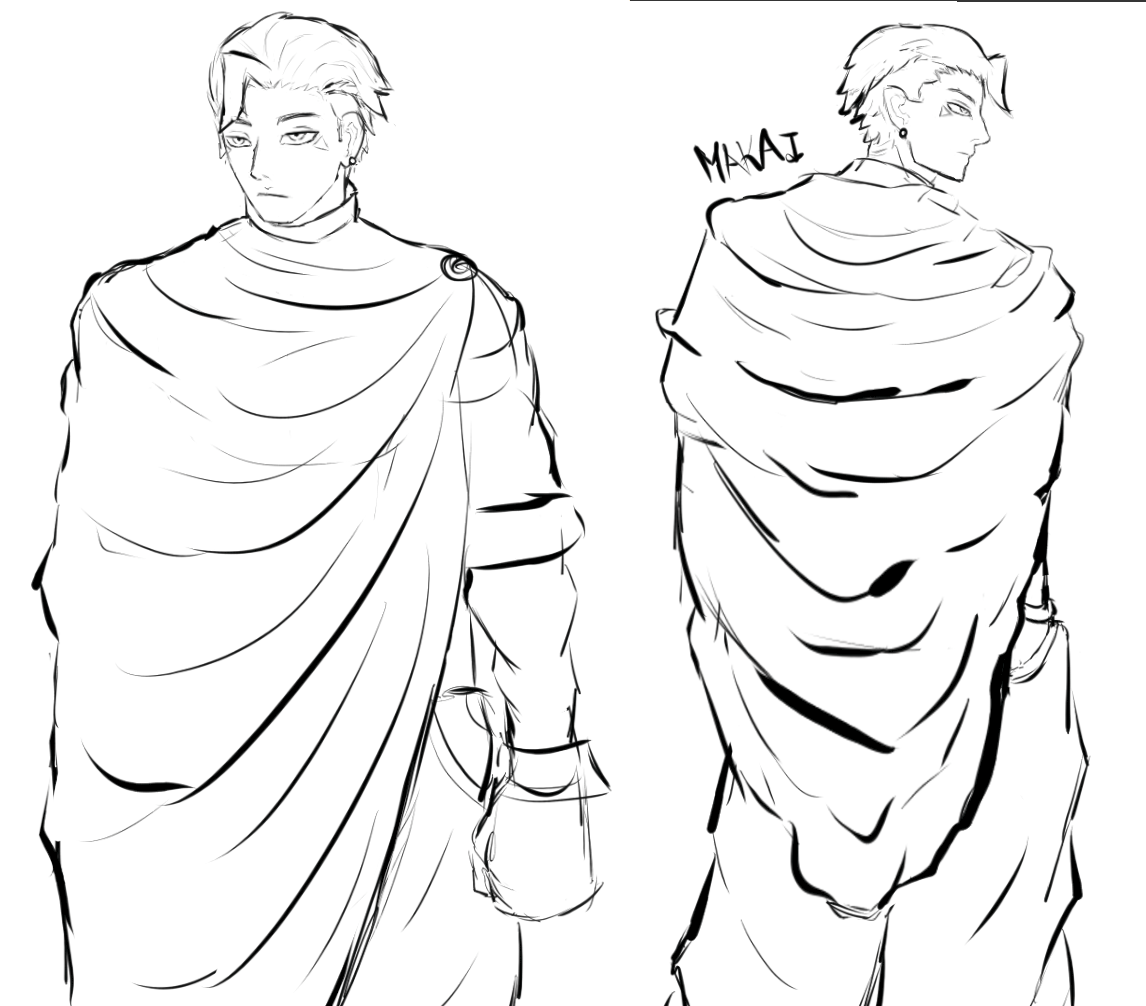 suugko's tweet photo. I finally drew another OC: Makai

He's part of a team in short story I'm writing called "The Hands", which I'll be posting more sketches about soon

#sketch #OC #manga #drawings https://t.co/nGNhf2s3bq