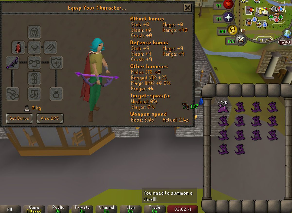 Tier_OSRS's tweet photo. Ven bow done @ 1036kc! https://t.co/K0AEVs4rau