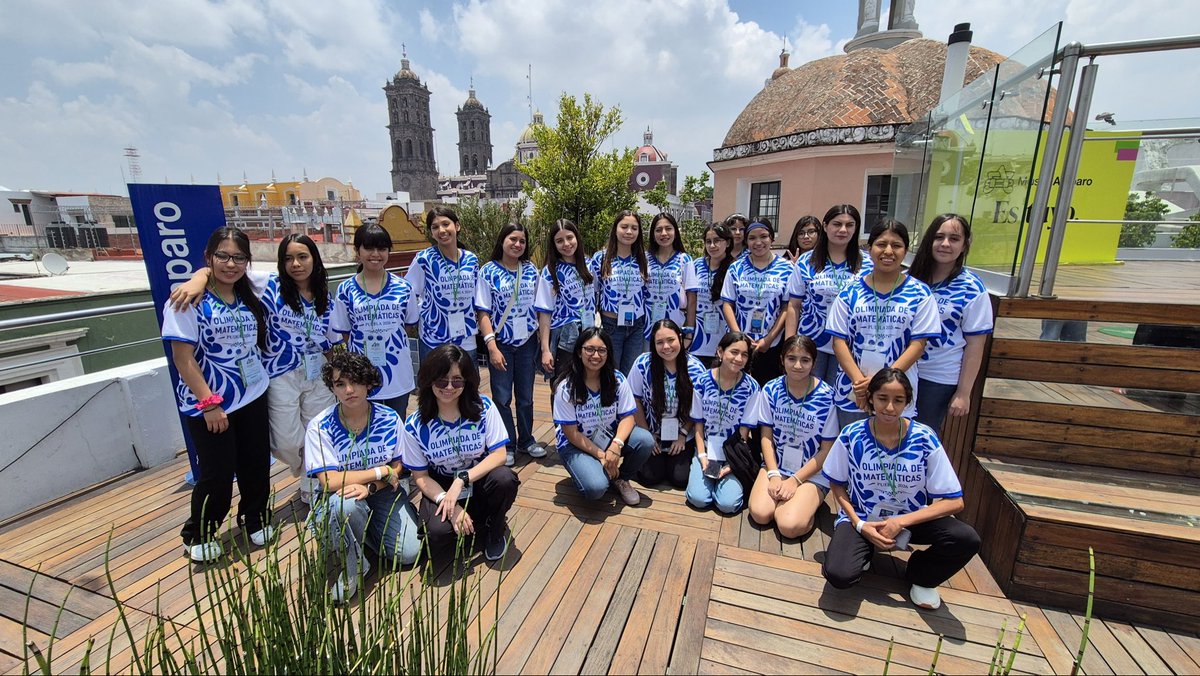 CDMXOMM's tweet photo. 📸 Algunas imágenes del paseo de hoy de nuestras representantes de la Olimpiada de Matemáticas de la Ciudad de México en Puebla, donde participan en el 5.º Concurso Nacional Femenil de la Olimpiada Mexicana de Matemáticas. 🧮✨
#OMM #MujeresEnSTEM #Matemáticas #CDMX #Puebla https://t.co/48fPvIjGYi