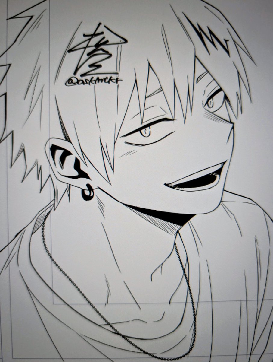 oskmtkr2's tweet photo. わりとイケてる⚡️描けました https://t.co/mdWZRhPWfU