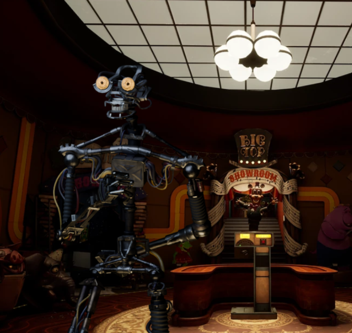 MurraysGraves's tweet photo. [#screwthealgorithm]

[Interaction Bait]

[After taking a sharp turn in the factory you encounter the machine in the process on putting on a suit]

[he stop and drop the suit looking you dead in the eye]

"      you are       not             supposed         to be         here " https://t.co/OjwNA7OaiD