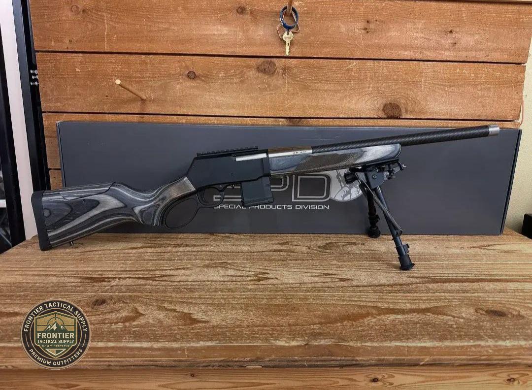 TacticalShit's tweet photo. Henry Carbon Fiber Special Products Division Predator in 5.56 — Catalog entry.
 Carbon fiber Henry rifle in 5.56 with a bipod and presentation box. Documentation date: Friday, June 5, 2026. https://t.co/109YSWWd3L