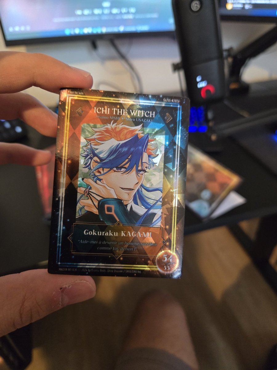 Thomas37037's tweet photo. Incroyable cette carte All Stars @ki_oon_Editions 
Maintenant hâte d'avoir le prochain pack en Juillet 😁 https://t.co/fAZ8j5pV4r