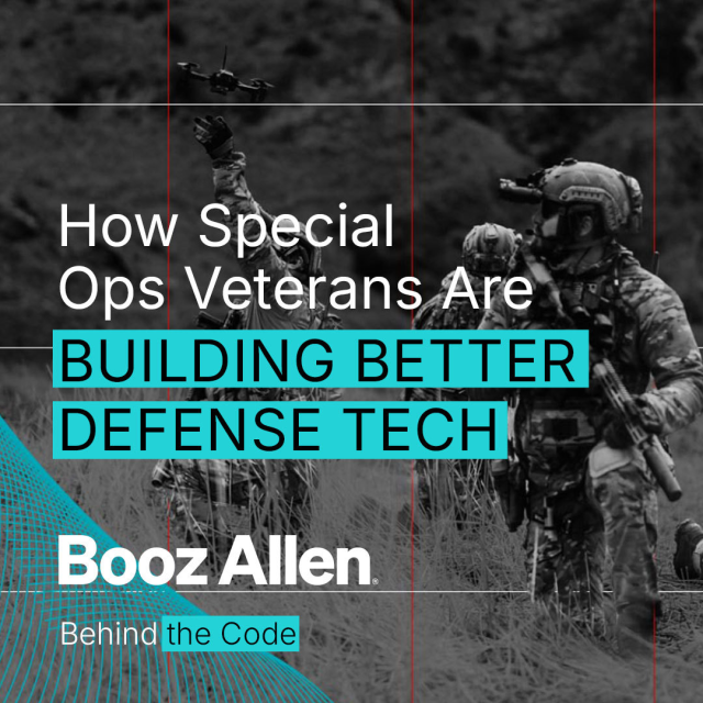 NetsecBolst's tweet photo. Inside #BoozAllen’s Strike Cell, former Special Operations Forces personnel work alongside engineers and technologists to rapidly develop defense tech informed by real-world operational experience, AI, autonomous systems, and rapid prototyping: https://t.co/tjsnLDk8mv https://t.co/HXLsODQP9F