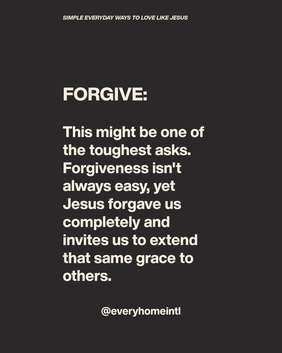 EveryHomeIntl's tweet photo. Simple Ways to Love like Jesus ❤️ https://t.co/YOOOp1adPG