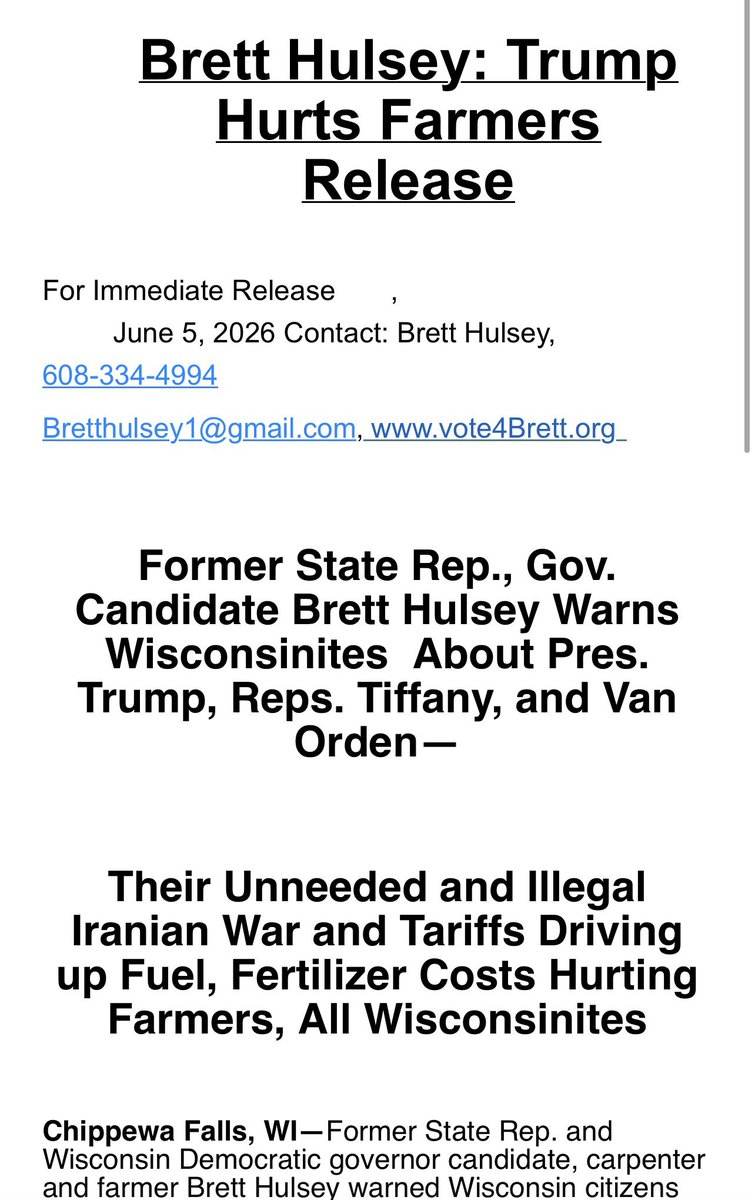 MollyBeck's tweet photo. Brett Hulsey, a Democrat who said he was running for governor, didn’t submit any nomination papers to get on the ballot but appears to still be campaigning: https://t.co/iNXUu6Z5LW