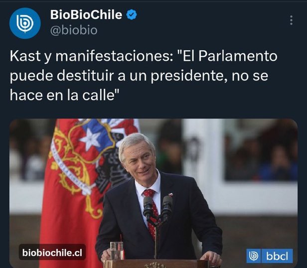 Pillerin_'s tweet photo. Se los dije, la destitución de este charlatan ya es tema país

Hasta el propio Kast comienza a decirlo https://t.co/qHozqCOAO0