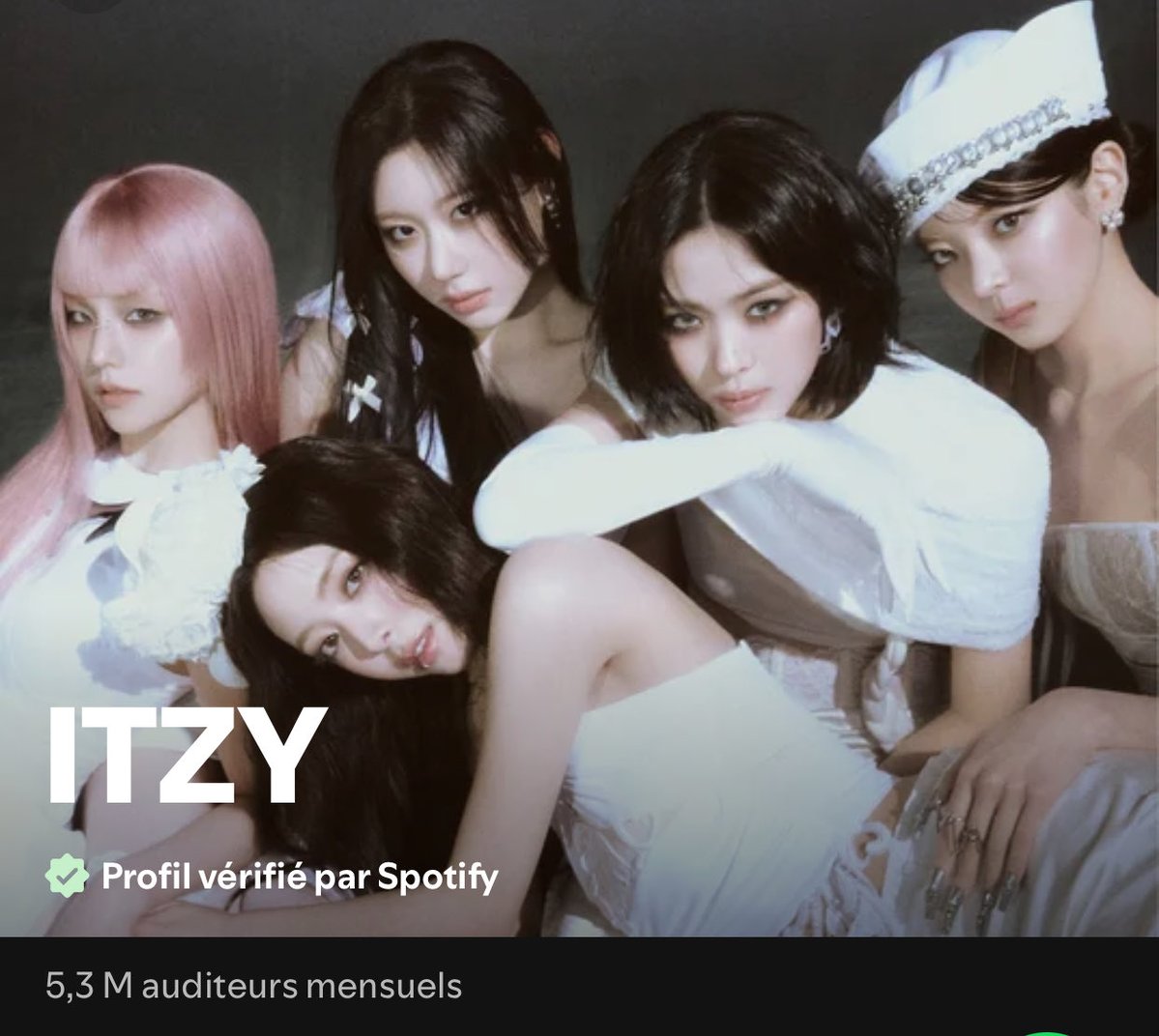 aritzystan's tweet photo. just a bunch of broke fags “feeling bad” for a girl group w 5.3M monthly listeners and whose newly released single is their best-performing tt in 2 years w 7.1M ORGANIC streams 😭 maybe start feeling bad for your unemployment instead? https://t.co/TFfcNgKF7B