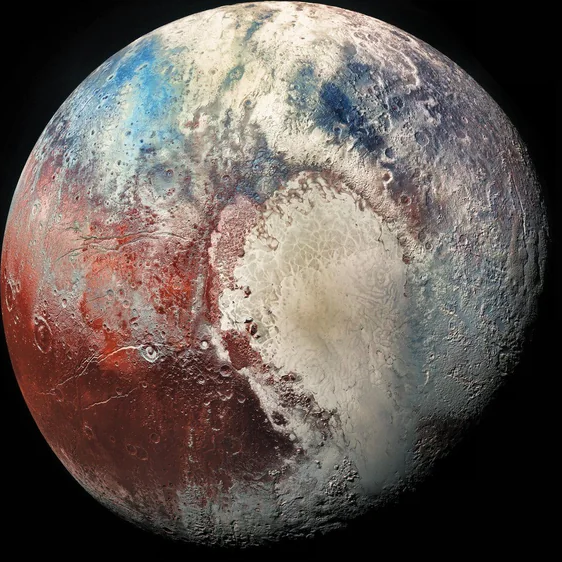 CuriosityonX's tweet photo. Pluto 1994 vs 2015  

21 years and 7.5 billion km difference https://t.co/i9CSpicyfi