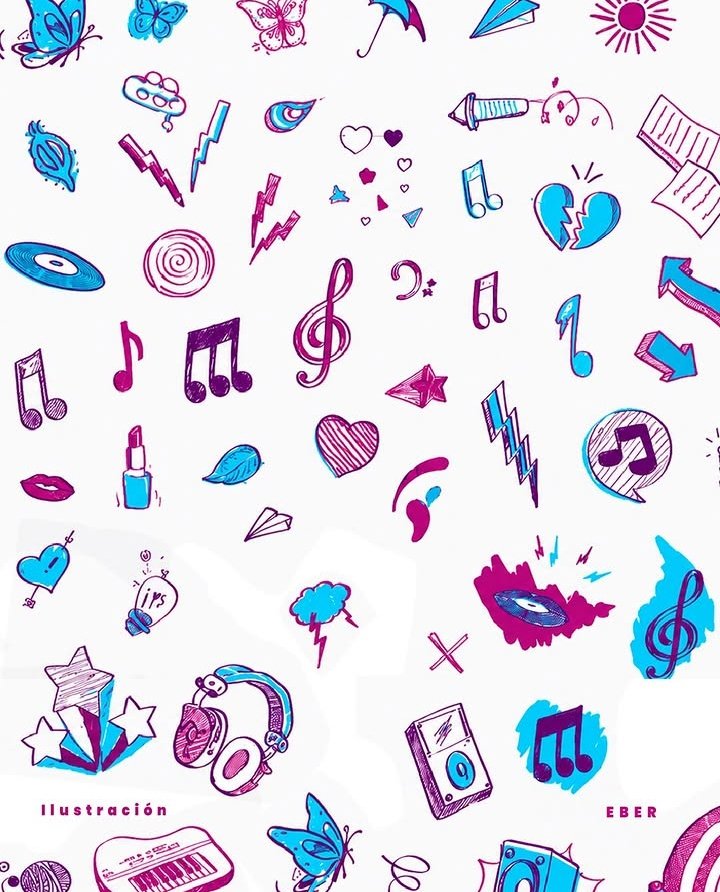 pinkgifttt's tweet photo. El creador de el opening de Violetta publicó estas imágenes,  tan chiquita Tini 💜 https://t.co/TJLoYVvQao