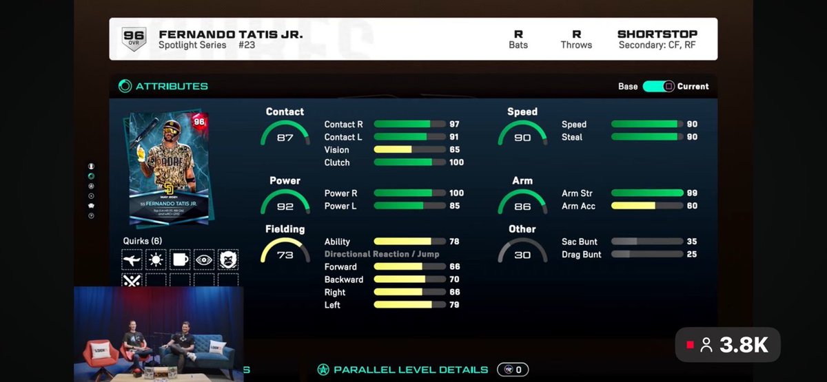 avxqe_'s tweet photo. @MLBTheShow Like he barely better than 92 https://t.co/AN2ERFgwcu