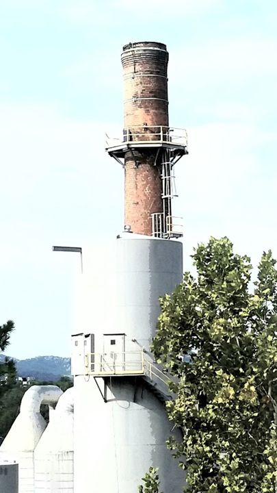 CyclingLaw's tweet photo. Art of the Day! "Smoke Stack". View at: https://t.co/qKv8qEQE3x https://t.co/mzyegTAKRn