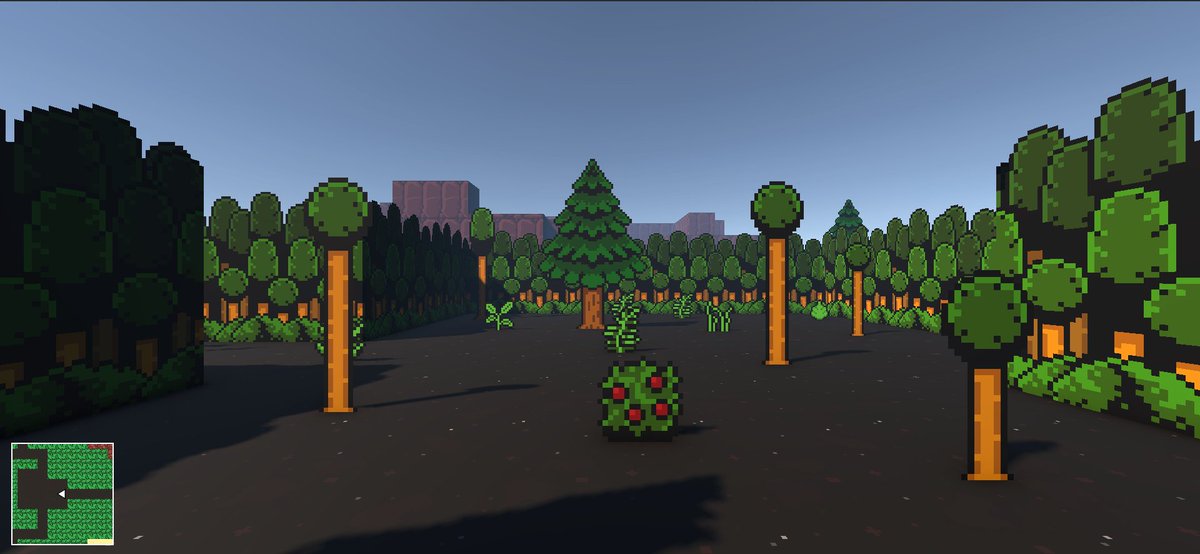 ThisIsMikeJames's tweet photo. The pixel plants work in 3d too! 
#gamedev #indiedev #indiegame #unity3d #madewithunity https://t.co/qjSkbYvMCK