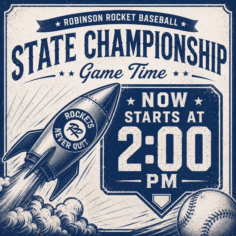 robinsonisd's tweet photo. It is almost game time! https://t.co/1KiOKtQwx5