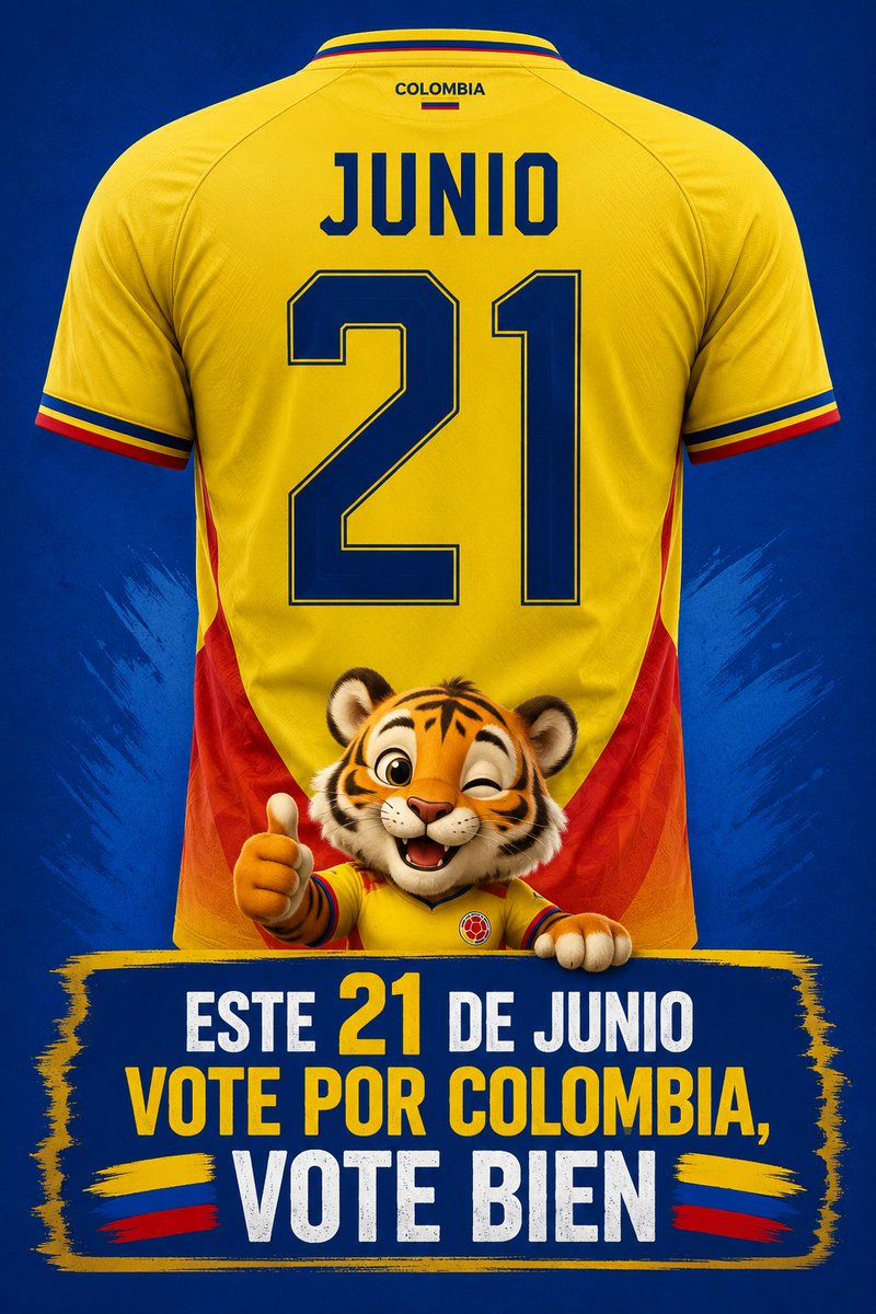 Venancioopinon's tweet photo. @IvanCepedaCast Ahí le paso la camiseta...
🫡💪🐯🫡🇨🇴 https://t.co/WJ8SLib9TW
