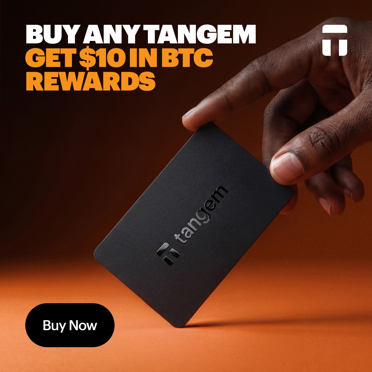 Tangem's tweet photo. Buy a Tangem Wallet.
Claim your Bitcoin reward.

20% OFF + $10 in BTC = No compromises on security

Your keys. Your crypto. Your control.

Simple. Secure. Self-custody.