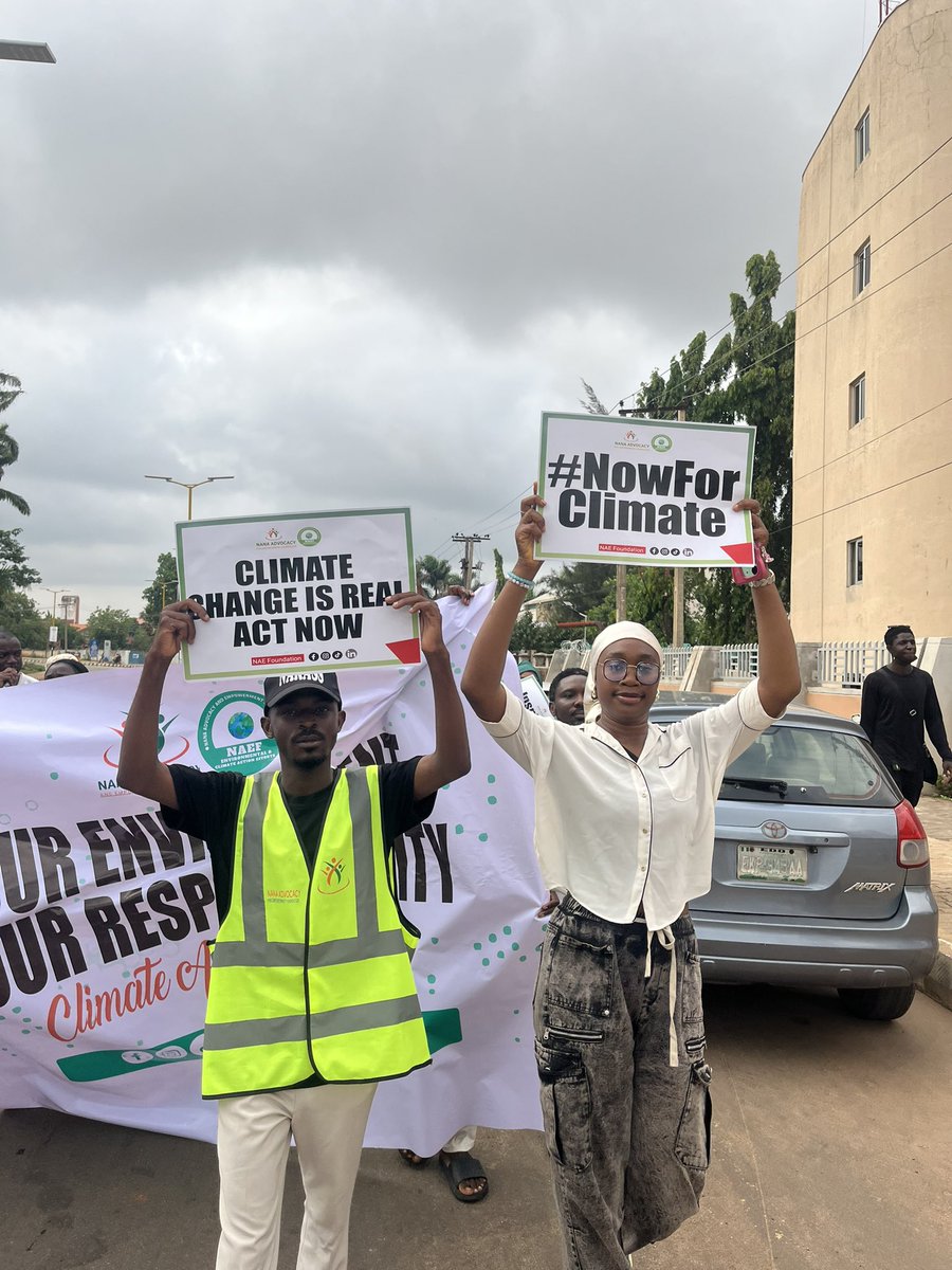 2chainz_alhaji's tweet photo. Today, I had the privilege of participating in the World Environment Day 2026 Climate Awareness Road Walk organized by the NAEF Environmental and Climate Action Efforts
#WorldEnvironmentDay2026 #ClimateActionNow #EnvironmentalAwareness #Kaduna #NAEF https://t.co/DXWyfeMpcb