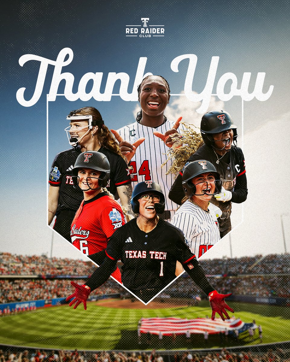 RedRaiderClub's tweet photo. To this team - thank you. For the fight, the heart, and every moment you wore that uniform with pride. Red Raider Nation saw every bit of it, and we're so proud of you. ❤️ 

Give today and help fuel what's next. https://t.co/9RepDL9QdZ https://t.co/VQWL6nitPh