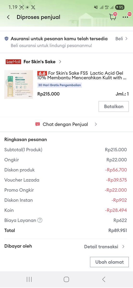 1004oda_'s tweet photo. Emang paling mantep kalo lazada
Dpt 7 buku anak dan 2 skincare emaknya 😅 https://t.co/AhZenogzWN