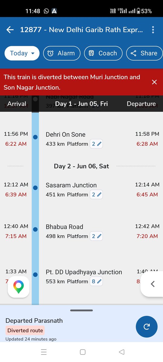 mantu0842's tweet photo. Sir, has any hearing been held regarding train number 12877, which is delayed and running so late that the general public is left stranded like this?
@AshwiniVaishnaw 
@DRM_DDU 
@drmrnc 
@narendramodi 
@RailMinIndia 
@RailwaySeva 
@ https://t.co/1qCUNz2P8s