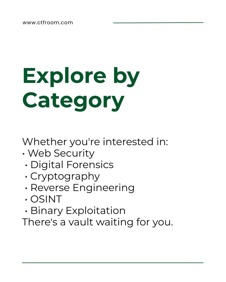 CTF_Room's tweet photo. Knowledge is important. Practice is essential.

Explore Proving Ground — a dedicated CTF vault catalogue built for hands-on cybersecurity learning, challenge discovery, and skill progression. 🚩

#ProvingGround #CTF #CyberSecurity #InfoSec #CaptureTheFlag #CyberSkills https://t.co/oxlwpBNhIM