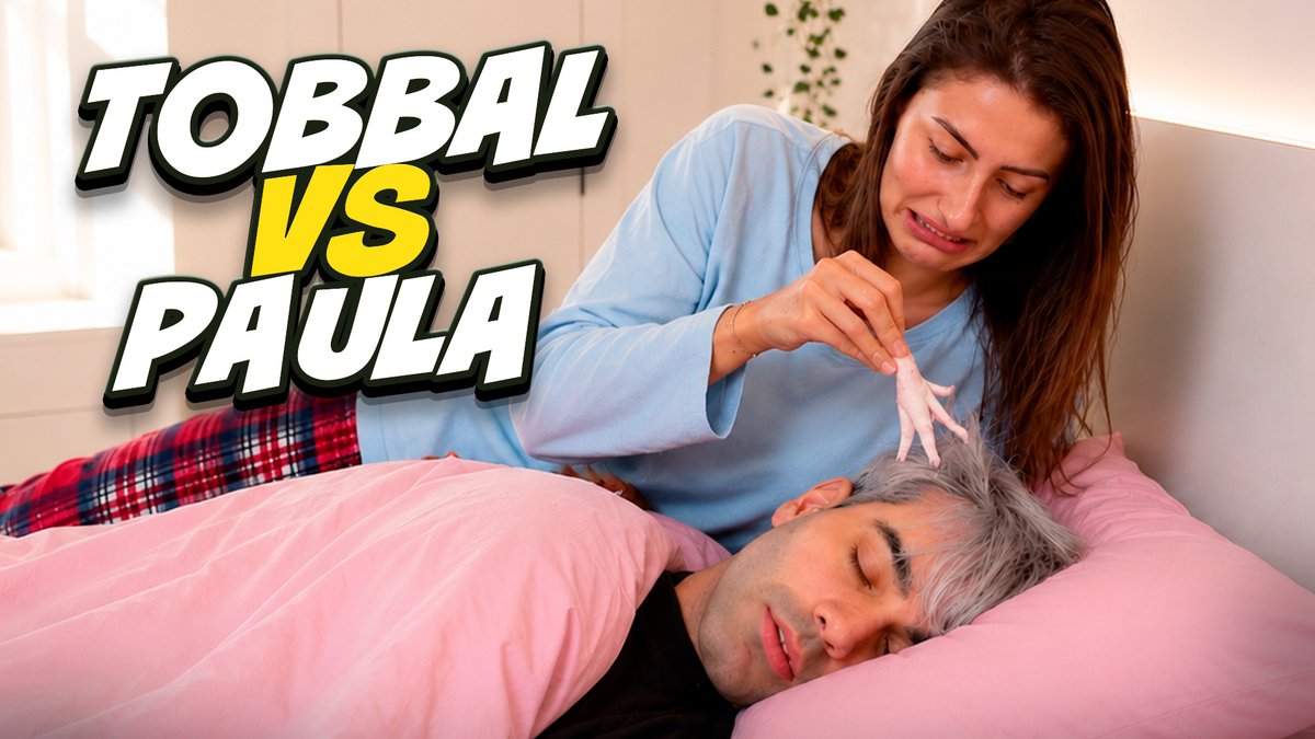 TOBBALink's tweet photo. POR ESTE MOTIVO NUNCA NOS ABURRIMOS 🤣 Tobbal vs Paula

RT y a DISFRUTAR!
▶️https://t.co/QWeWVXeTx0 https://t.co/Dd7NaLqa6o