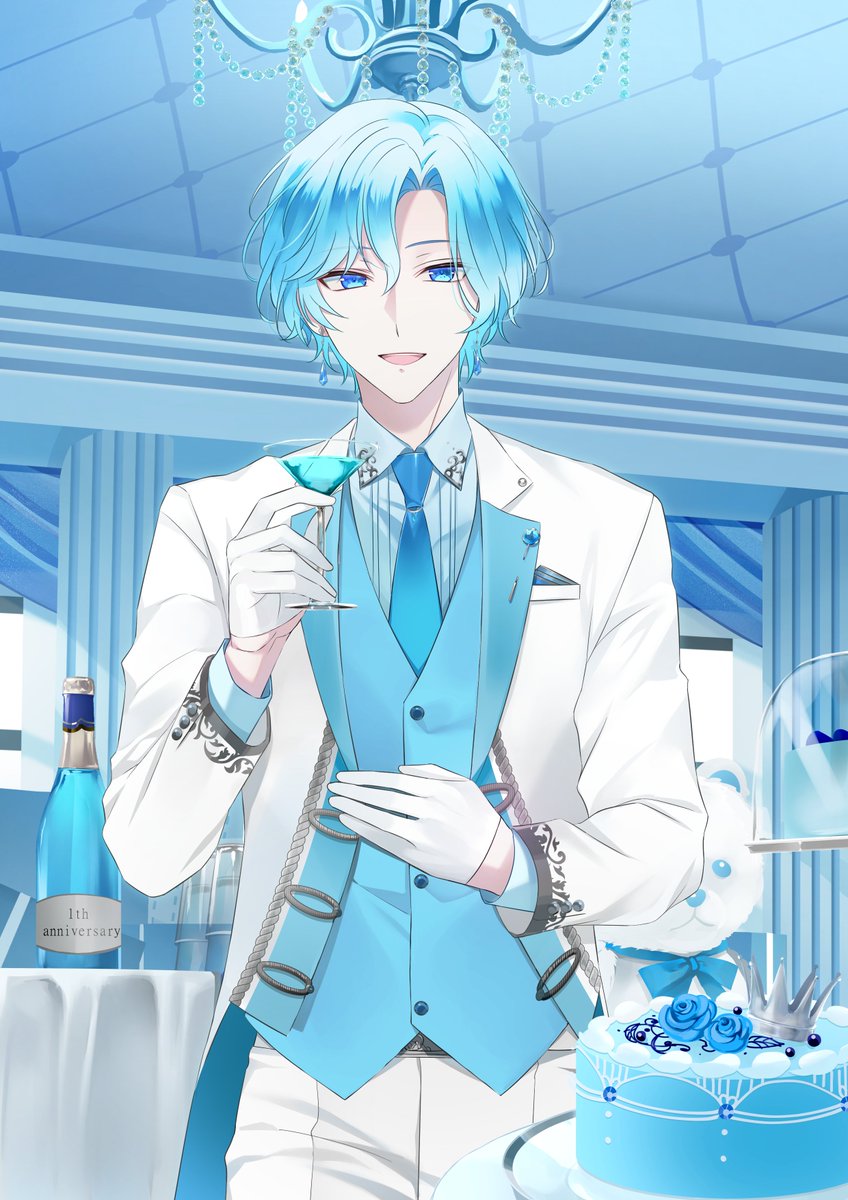 Merciii_Prince's tweet photo. おはようございます🍸️🩵
#おはようVtuber https://t.co/xdkmcxYQlG