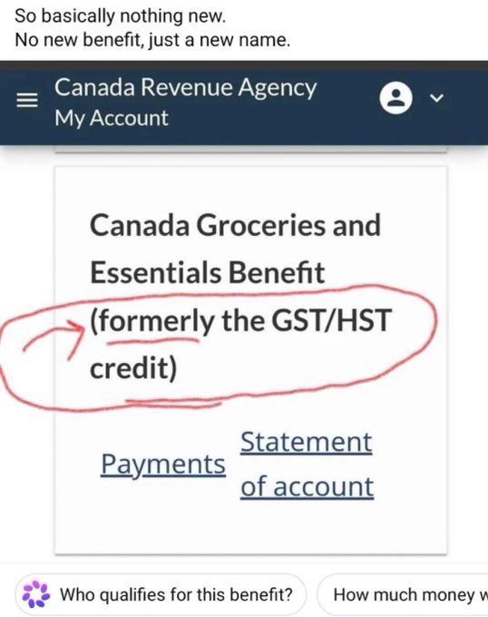TheBuckYouWill's tweet photo. @6ixbuzztv Don’t let them take a victory lap for simply rewording an existing benefit. https://t.co/dkoOLXYbTv