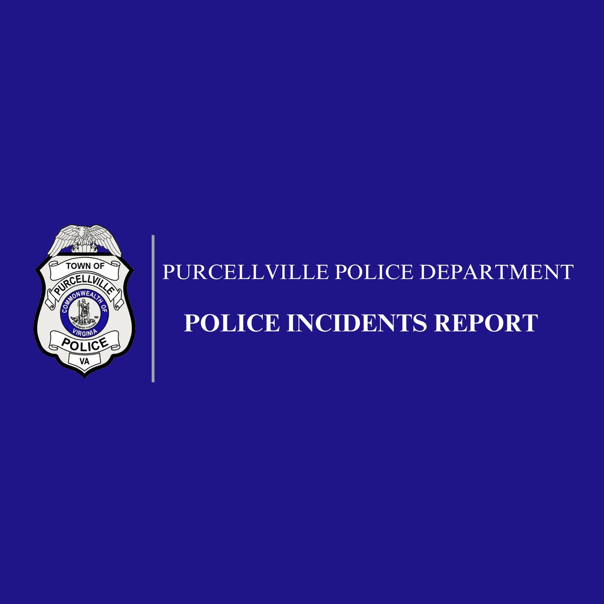 PurcellvillePD's tweet photo. Interested to see what happened in Purcellville over the past week? See the link here for the latest Purcellville Police Incidents Report:
https://t.co/oKL1Uje1cw
If you would like to sign up for the Town of Purcellville News Alerts, visit https://t.co/0JWtWpjB08 to register. https://t.co/lkfod3yhQV