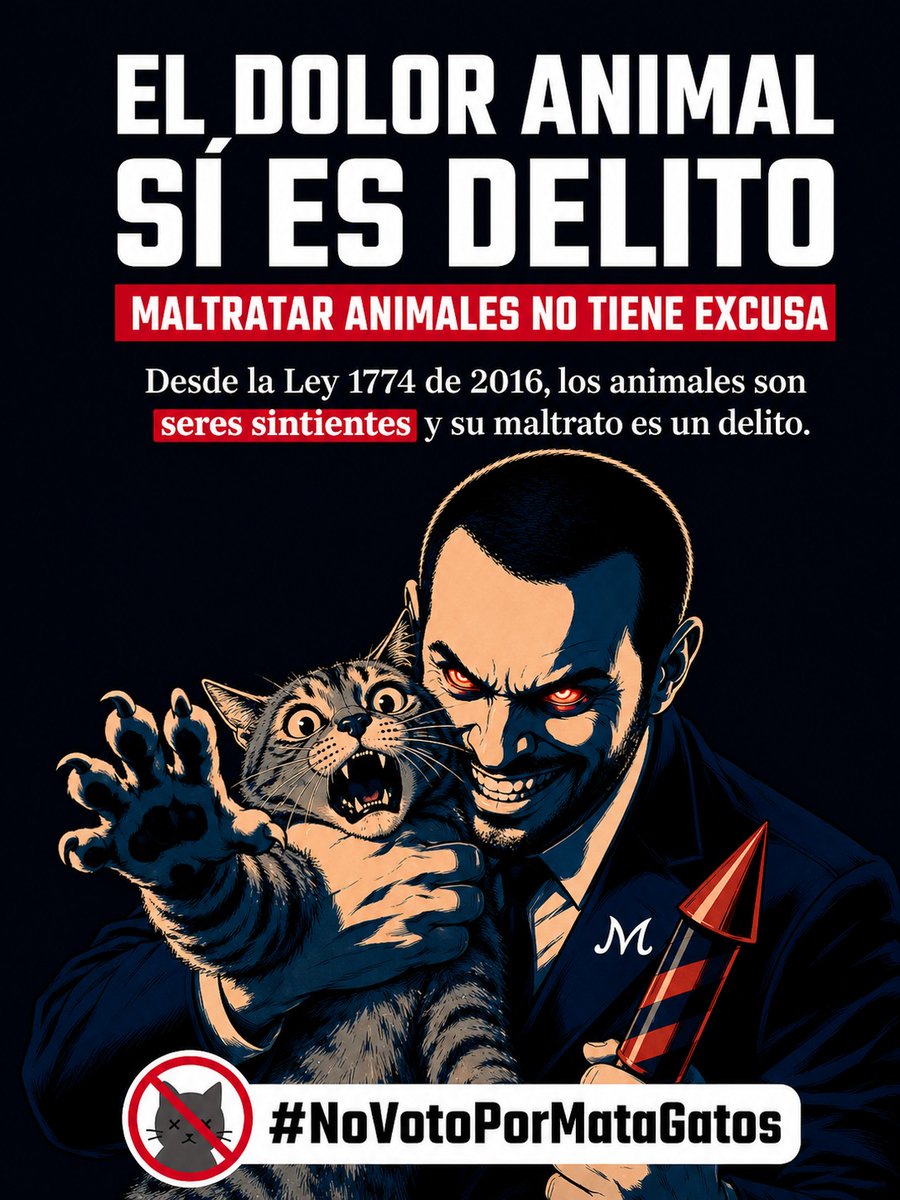 JohaYpunto's tweet photo. Eres animalista pero apoyas esto? 
Revísate. 

#NoVotoPorMataGatos https://t.co/U8JP1c2wme