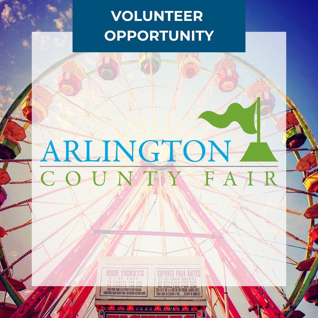 volarlington's tweet photo. The @arlingtoncofair has been providing quality entertainment for 40 years, including competitive exhibits, midway rides and games, vendors, and more.

Volunteers are critical to its success.

Learn more and sign up to volunteer: https://t.co/rjhfVzqp0v https://t.co/EQkygz4PAn