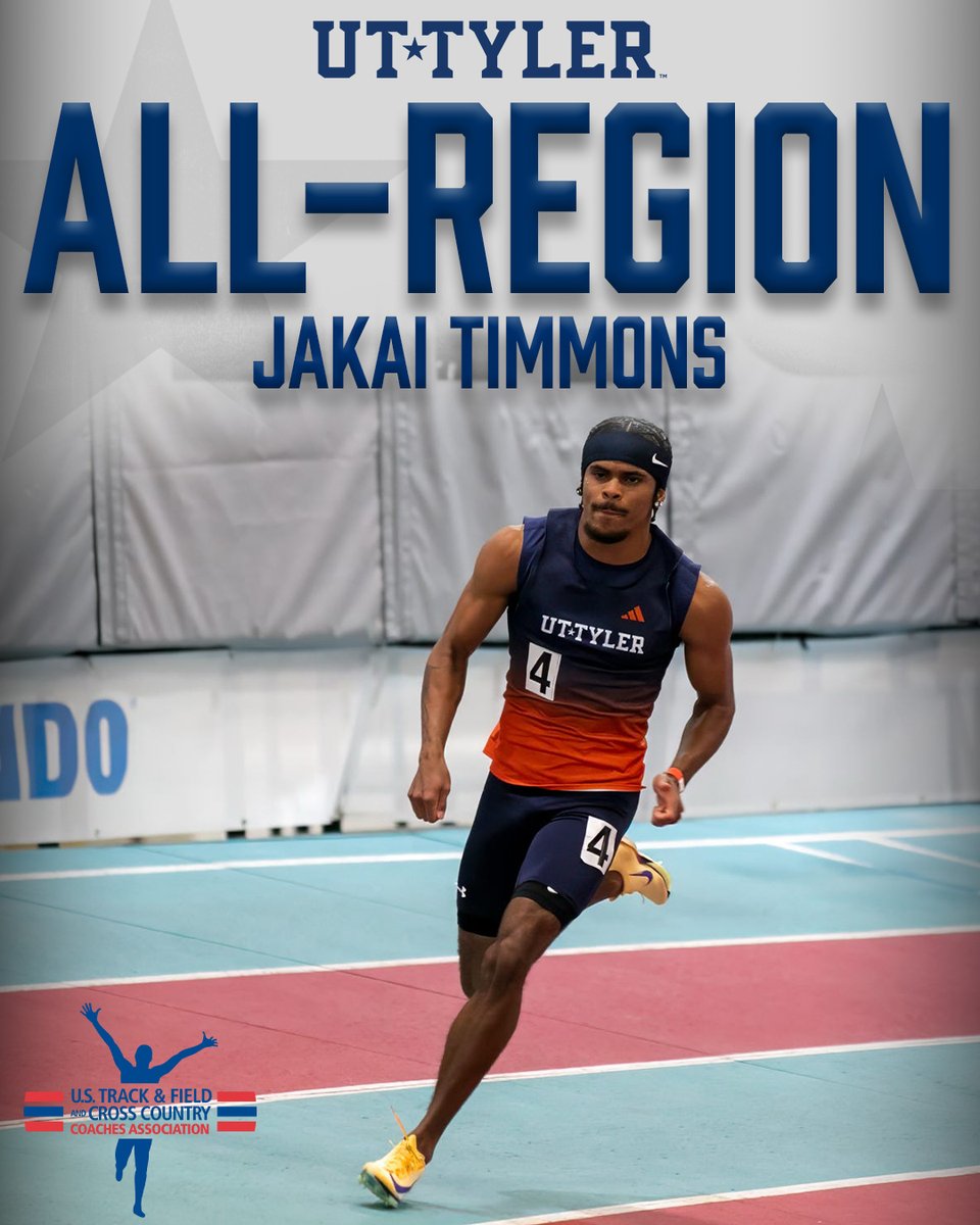uttylerpatriots's tweet photo. Congratulations to Dameon Smith Jr (110m hurdles), Jakai Timmons (4x400 relay), and Dakalon Tyler (4x400 relay) on also earning USTFCCCA All-Region honors! https://t.co/J3J3JNWPpu