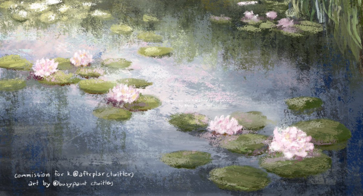 busypaint's tweet photo. me and my water lily pond 𖡼𖤣𖥧𖡼𓋼𖤣𖥧𓋼𓍊 https://t.co/LRPLCWFAI0