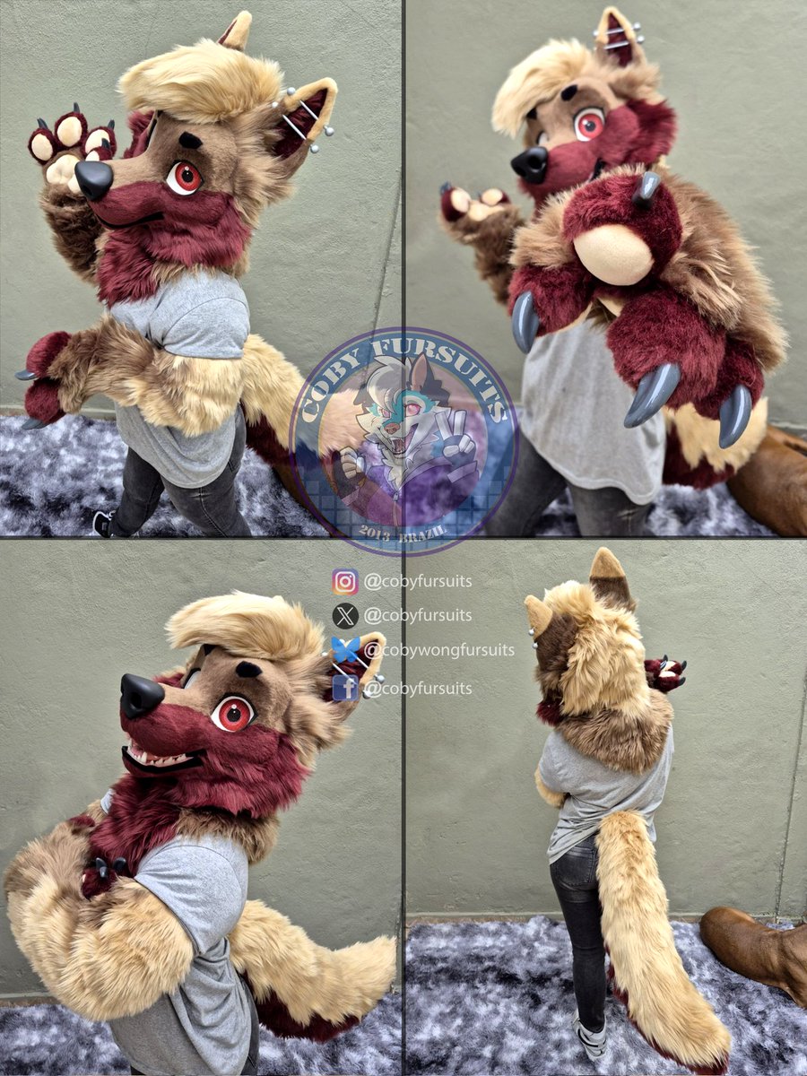 cobyfursuits's tweet photo. Commission, partial fursuit for augus.tocesar32 (instagram)
 🐺🐺🐺

#fursuitfriday https://t.co/BVOcIh6a0a