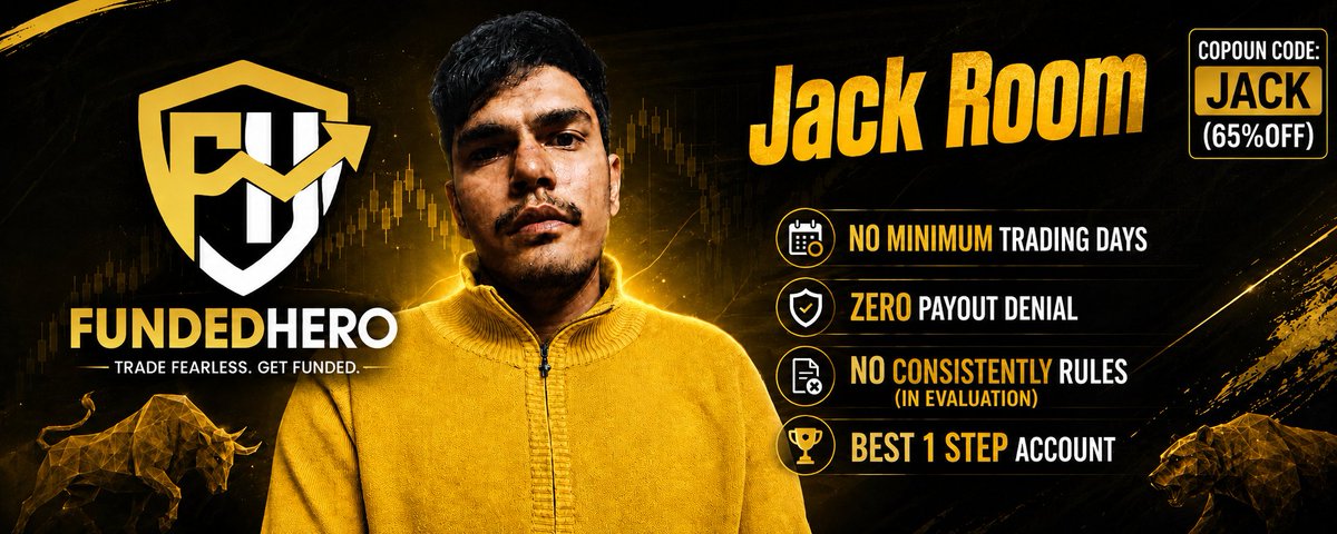 Hanin_trader's tweet photo. 🚨 LIMITED TIME OFFER 🚨

🔥 65% OFF 
💸 Extra 10% OFF with Crypto

💰 100K Accounts from just $150
🛒 Code: Jack 

⏳ Ends Today — Don’t Miss Out 🚀
Link: https://t.co/oSfZ6BvRnk https://t.co/1zxdFGXntD
