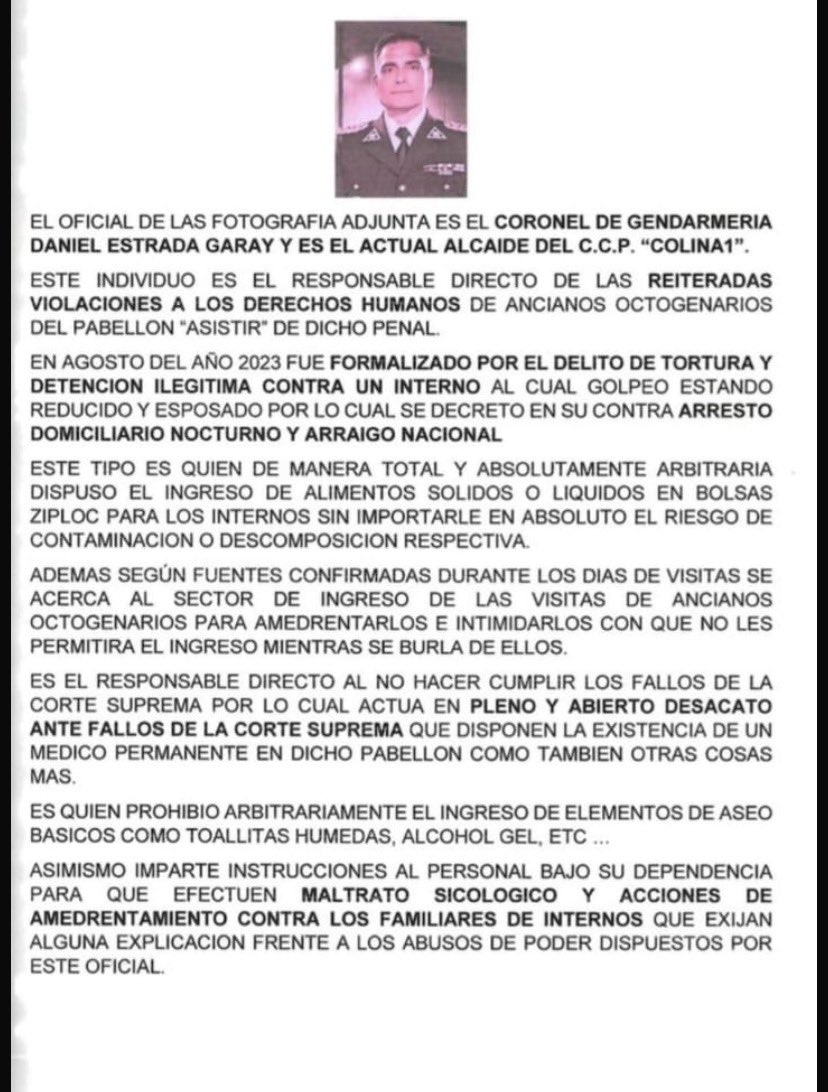KekaBasualdo's tweet photo. 🔴 LA FAMILIA MILITAR EXIGE una EXPLICACIÓN a @Gendarmeria_CL https://t.co/tL8m0pm49N