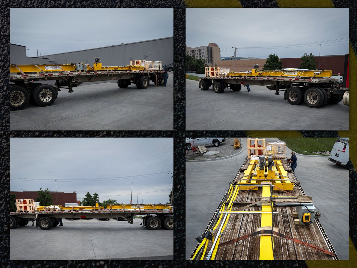 TSOCSales's tweet photo. Three cranes out the door — 25-ton double girder, 5-ton powered gantry with 240' runway, and a large-capacity double box girder.
#overheadcrane #cranefabrication #materialhandling #bridgecrane #industriallifting #heavylifting #warehouseequipment #hoist #gantrycrane #doublegirder https://t.co/DIY9notzVd