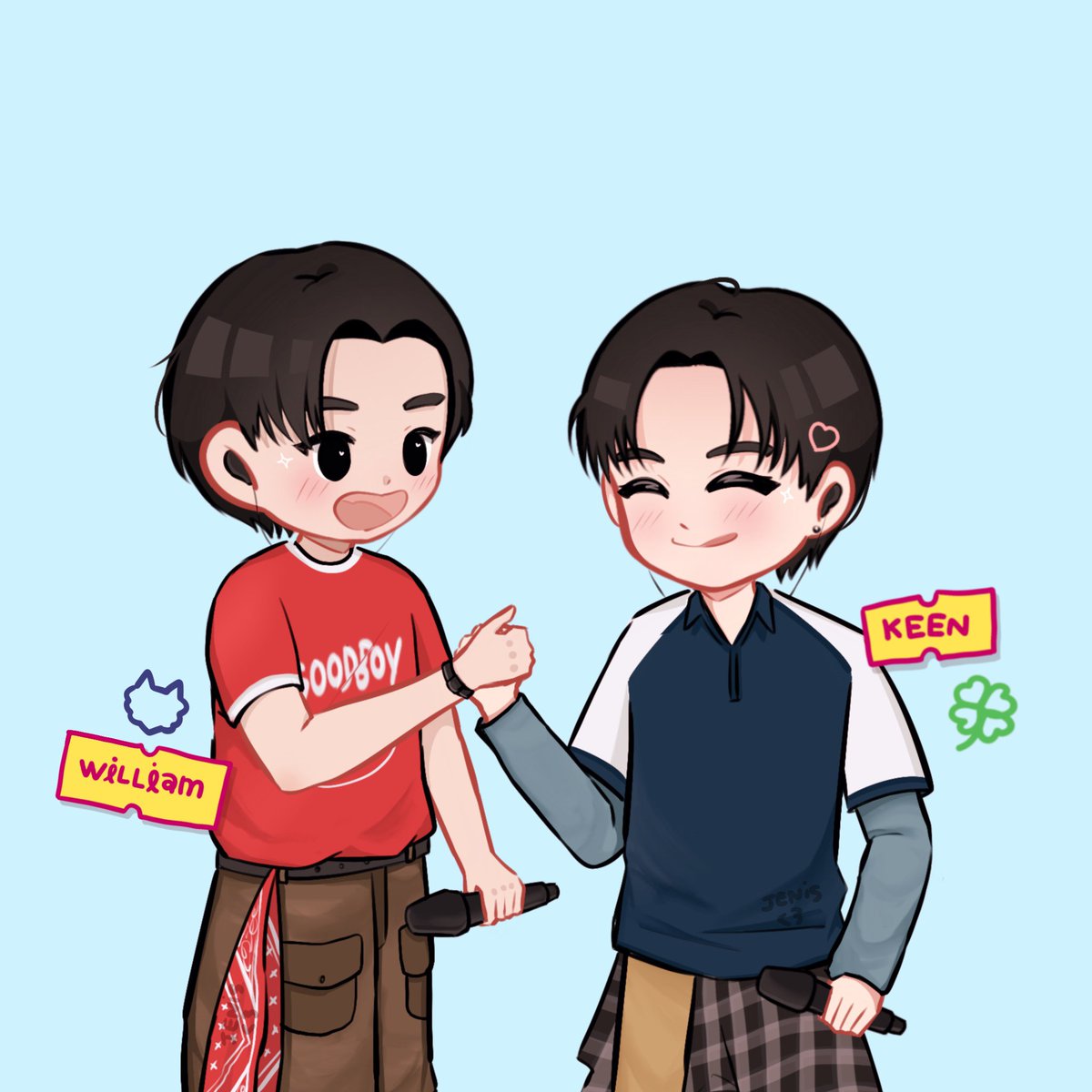 winkkymello's tweet photo. one day 🐺🍀♥️

( #williamjkp #keenkeno ) https://t.co/rlLOiifXna