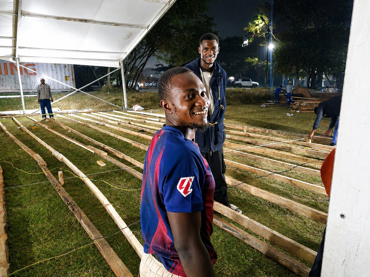 drcminingweek's tweet photo. Day and night, our team is building DRC Mining Week 2026. 🌙☀️ See you in Lubumbashi!

Jour et nuit, notre équipe construit la DRC Mining Week 2026. 🌙☀️ Rendez-vous à Lubumbashi !

🎟️ https://t.co/qbKvV2XcY6

#DRCMiningWeek2026 #Lubumbashi https://t.co/tmLRyOe8TW