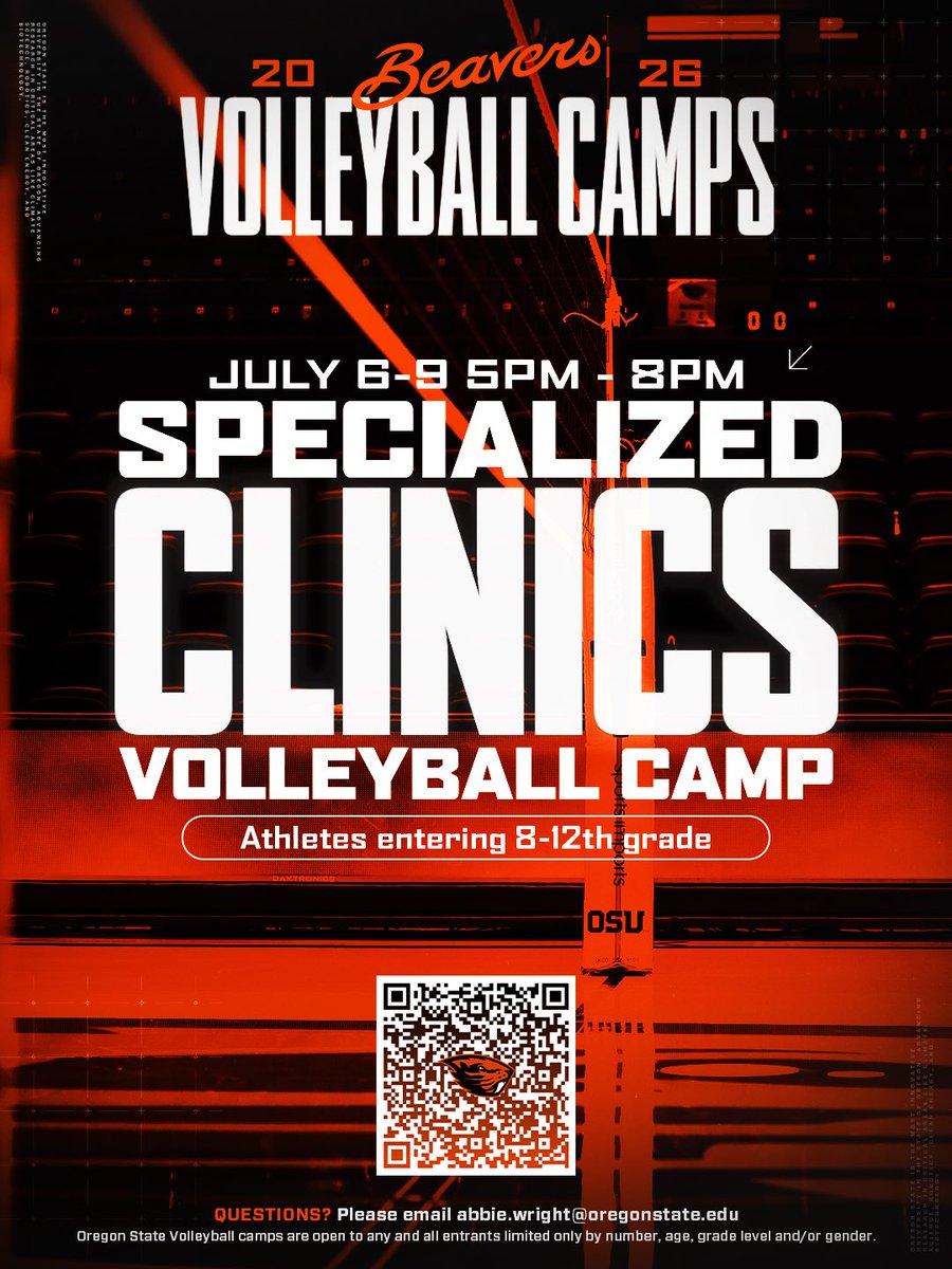 BeaverVBall's tweet photo. Mark your calendars 🗓️

Don’t forget that our June 19-21 All Skills camp is available for overnight sign ups until June 8!

💻 https://t.co/N8WfQ1YkTk

#GoBeavs https://t.co/yCkCanCnle