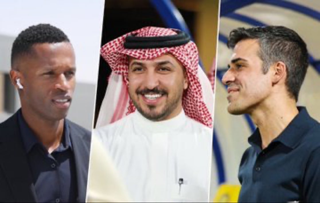 _alialsolami's tweet photo. بوجود هذا الثلاثي لا خوف على #النصر، إدارياً واستثمارياً ومالياً وفنياً، فالعالمي يستحق أن تتحد وتتظافر الجهود من أجله، ليكون دائماً على القمة 💛 https://t.co/nJ89UUFrQn
